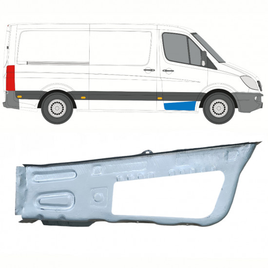 MERCEDES SPRINTER 2006 - EINSTIEGSBLECHE REPARATURBLECH / RECHTS