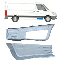 Reparaturblech vorderer Tritt für Mercedes Sprinter 2006-2018 / Links+Rechts / Satz 10208