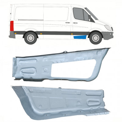 MERCEDES SPRINTER 2006 - EINSTIEGSBLECHE REPARATURBLECH / SATZ