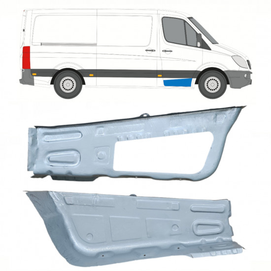 MERCEDES SPRINTER 2006 - EINSTIEGSBLECHE REPARATURBLECH / SATZ