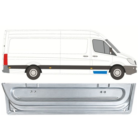 Reparaturblech innere vordere Tür für Mercedes Sprinter 2006-2018 / Rechts 17053