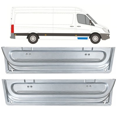 Reparaturblech innere vordere Tür für Mercedes Sprinter 2006-2018 / Links+Rechts / Satz 17055