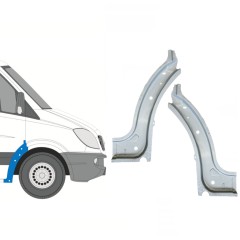 Reparaturblech innenvorderer Kotflügel für Mercedes Sprinter 2006-2018 / Links+Rechts / Satz 14724