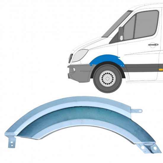 Reparaturblech Kotflügel vorne für Mercedes Sprinter 2006-2018 / Links 12901