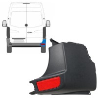 Stoßstangenecke mit Rückstrahler für Mercedes Sprinter 2006-2018 / Rechts / Satz 9724