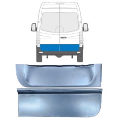 Reparaturblech niedrige hintere Tür für Volkswagen Crafter 2005-2017 / Links+Rechts / Satz 14024