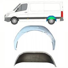 Reparaturblech Innenkotflügel hinten für Mercedes Sprinter 2006-2018 / Links / Satz 11968