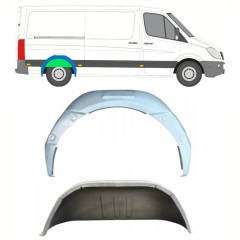 Reparaturblech Innenkotflügel hinten für Mercedes Sprinter 2006-2018 / Rechts / Satz 11967