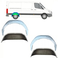 Reparaturblech Innenkotflügel hinten für Mercedes Sprinter 2006-2018 / Satz 11969