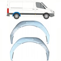 Reparaturblech Innenkotflügel hinten für Mercedes Sprinter 2006-2018 / Links+Rechts / Satz 10114