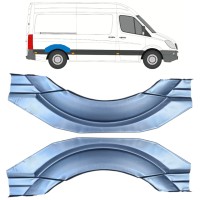 Reparaturblech Kotflügel hinten für Mercedes Sprinter 2006-2018 / Links+Rechts / Satz 16154