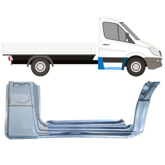 Reparaturblech-Set für Mercedes Sprinter 2006-2018 / Rechts / 15083 Reparaturblech-Set für Mercedes Sprinter 2006-2018 / Rechts / 15083