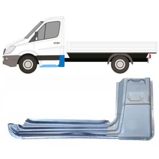 Reparaturblech-Set für Mercedes Sprinter 2006-2018 / Links / 15082