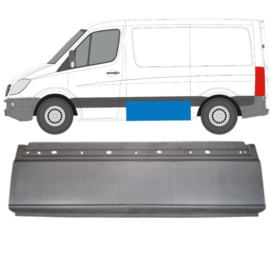 Reparaturblech Seite für Mercedes Sprinter 2006-2018 / Links 15587