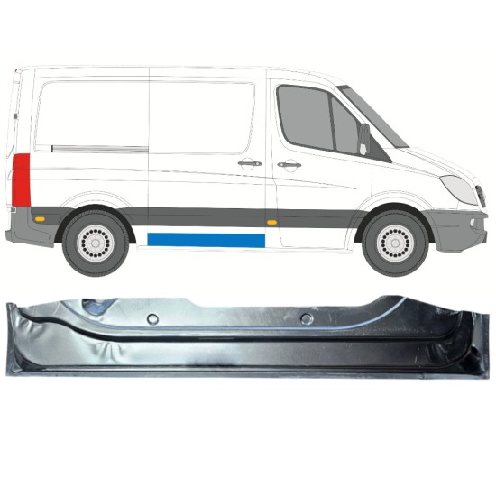 Reparaturblech Innen-Schweller Schiebetür für Mercedes Sprinter 2006-2013 / Rechts 15871