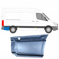 MERCEDES SPRINTER 2006- MITTEL HINTEN KOTFLÜGEL REPARATURBLECH / RECHTS