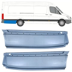 Reparaturblech Kotflügel hinten für Mercedes Sprinter 2006-2018 / Links+Rechts / Satz 12648