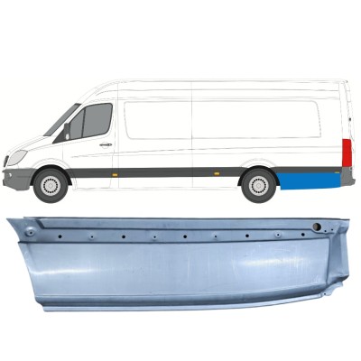 Reparaturblech Kotflügel hinten für Mercedes Sprinter 2006-2018 / Links 5583