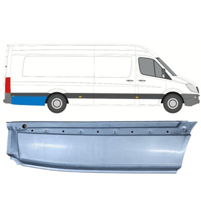 Reparaturblech Kotflügel hinten für Mercedes Sprinter 2006-2018 / Rechts 6269