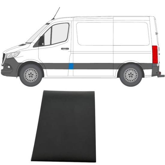 Seitenleiste der B-Säule für Mercedes Sprinter 2018- / Links 14886