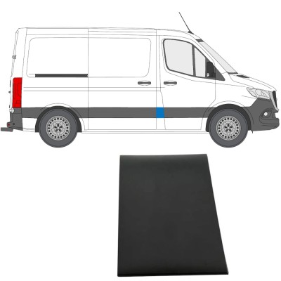 Seitenleiste der B-Säule für Mercedes Sprinter 2018- / Rechts 14885