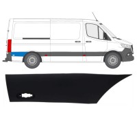 Seitenleiste hinterer Kotflügel hinter dem Rad für Mercedes Sprinter 2018- / Rechts 16644