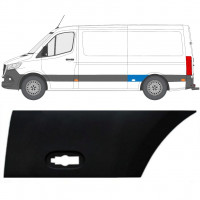 Seitenleiste Kotflügel hinten für Mercedes Sprinter 2018- / Links 12937