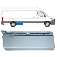 Reparaturblech unteres Teil hinterer Kotflügel für Mercedes Sprinter 2018- / Rechts 16063