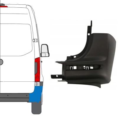 Ecke hinterer Stoßstange für Mercedes Sprinter 2018- / Rechts 14943