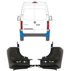 Ecke hinterer Stoßstange für Mercedes Sprinter 2018- / Links+Rechts / Satz 14945