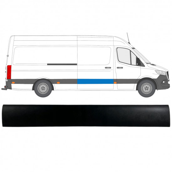 Seitenleiste Schiebetür für Mercedes Sprinter 2018- / Rechts 12932