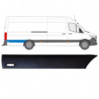 Seitenleiste Kotflügel hinten für Mercedes Sprinter 2018- / Rechts 12942