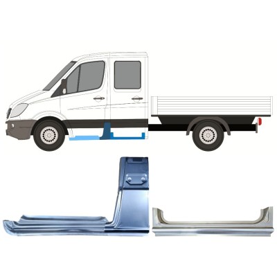 Reparaturblech-Set für Volkswagen Crafter 2005-2017 / Links / 15525