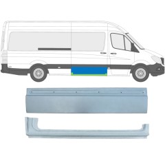 Reparaturblech Schiebetür für Mercedes Sprinter 2006-2018 / Rechts / Satz 9266