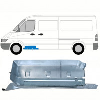 MERCEDES SPRINTER 1995-2006 EINSTIEGSBLECHE MIT HALTERUNG FÜR TANKSCHLAUFEN / LINKS