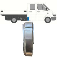 Reparaturblech Ecke hinten für Mercedes Sprinter 1995-2006 / Rechts 16398
