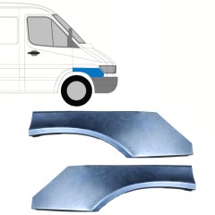 Reparaturblech Kotflügel vorne für Mercedes Sprinter 1995-2006 / Links+Rechts / Satz 10151