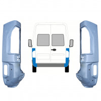 MERCEDES SPRINTER 1995-2005 HINTEN ECKE REPARATURBLECH / SATZ