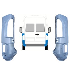 Reparaturblech Ecke hinten für Mercedes Sprinter 1995-2006 / Links+Rechts / Satz 10486