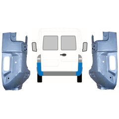 Reparaturblech Ecke hinten für Mercedes Sprinter 1995-2006 / Links+Rechts / Satz 9715