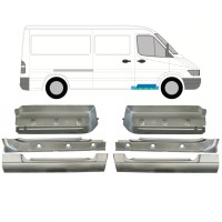 Reparaturblech Innen-Schweller + Kotflügel + vorderer Tritt für Mercedes Sprinter 1995-2006 / Satz 10534