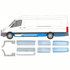Reparaturblech-Set für Mercedes Sprinter 2006-2018 / Links+Rechts / 10478