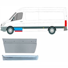 Reparaturblech innen + außen vorderer Tür für Mercedes Sprinter 2006-2018 / Links / Satz 9624