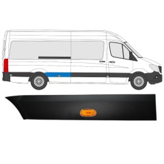 Seitenleiste hinterer Kotflügel mit Lampe für Mercedes Sprinter 2006-2018 / Rechts / Satz 9056