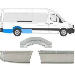 Reparaturblech Kotflügel hinten für Mercedes Sprinter 2006-2018 / Rechts / Satz 8717