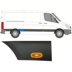 Seitenleiste hinterer Kotflügel mit Lampe für Mercedes Sprinter 2006-2018 / Rechts / Satz 10017