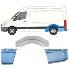 Reparaturblech Kotflügel hinten für Mercedes Sprinter 2006-2018 / Links / Satz 8716