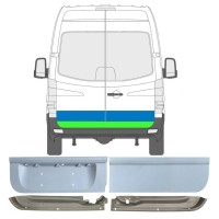 Reparaturblech hintere Tür für Volkswagen Crafter 2005-2017 / Links+Rechts 17175