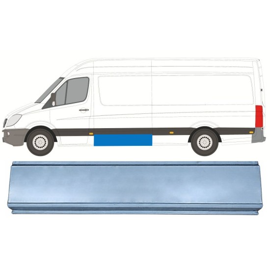 Reparaturblech Seite für Mercedes Sprinter 2006-2018 / Links 17306