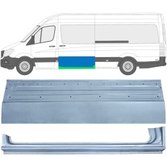 Reparaturblech Schiebetür + Schweller für Mercedes Sprinter 2006-2018 / Links / Satz 11960